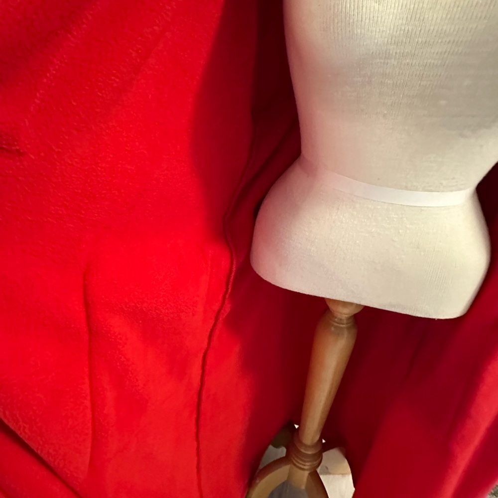 Indigo Vibrant Red Fleece Robe - Picture 5 of 9
